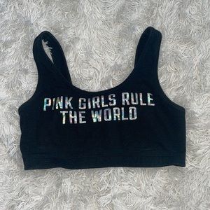 Small Pink sports bra